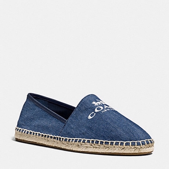 coach denim espadrilles